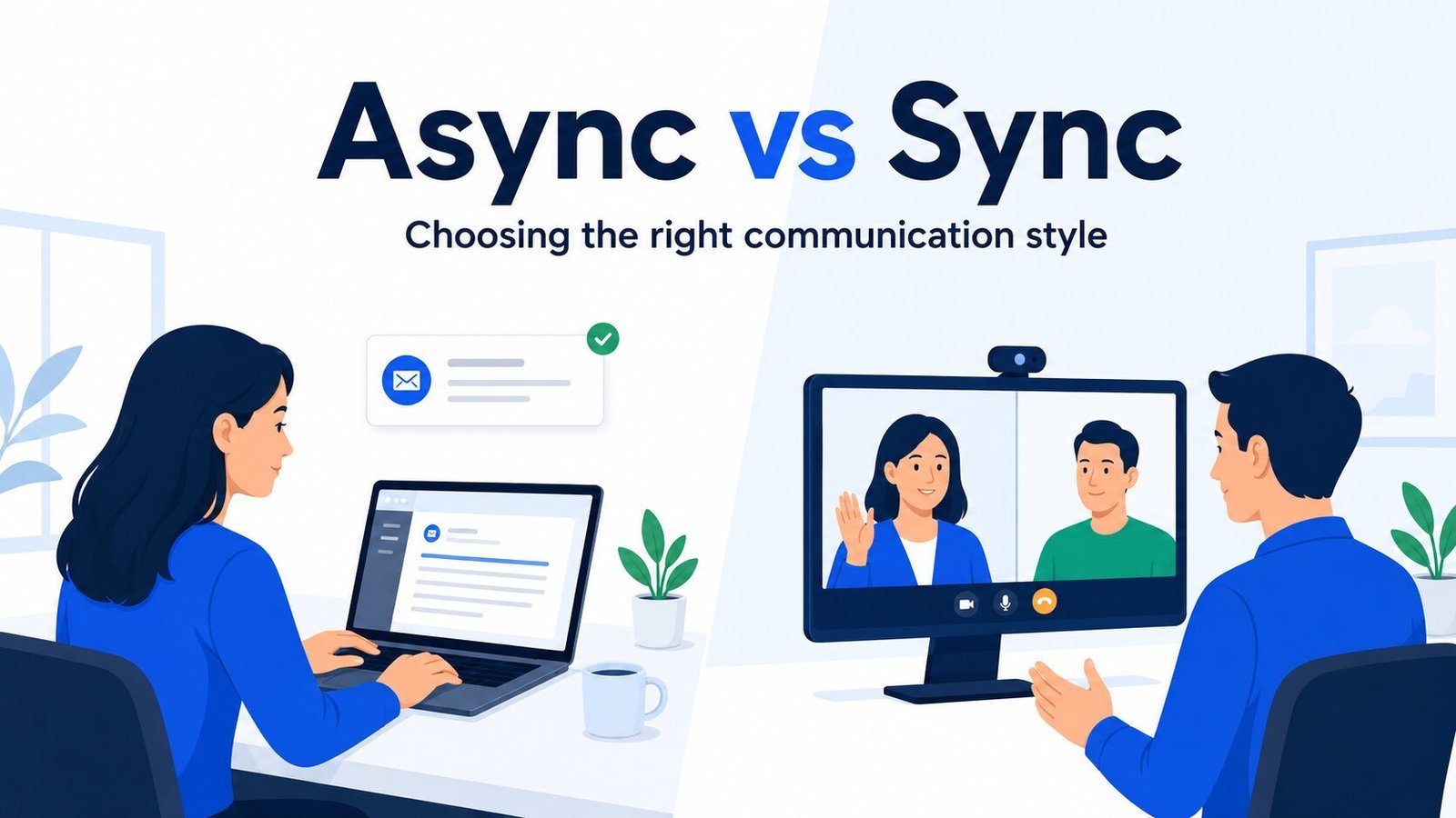 Asynchronous vs Synchronous Communication