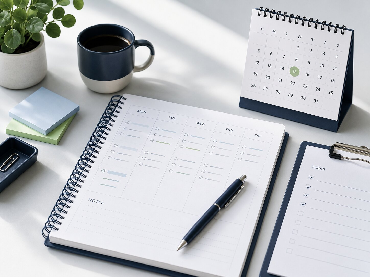 Better Desk Habits - Clear Planning