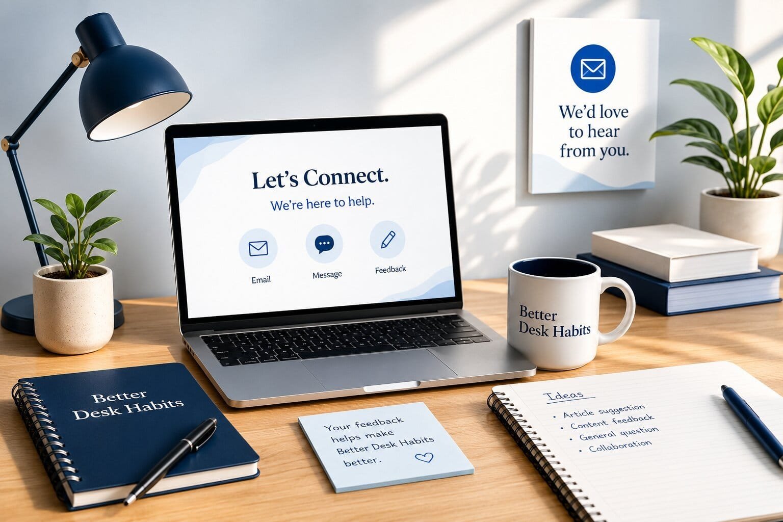 Better Desk Habits - Contact Image