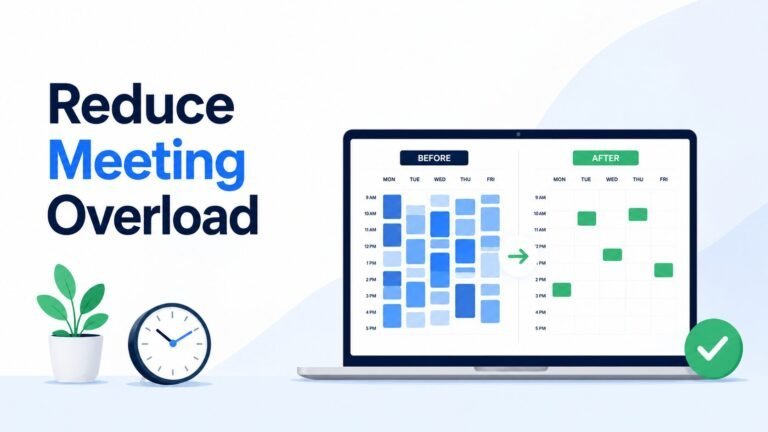 How to Reduce Meeting Overload