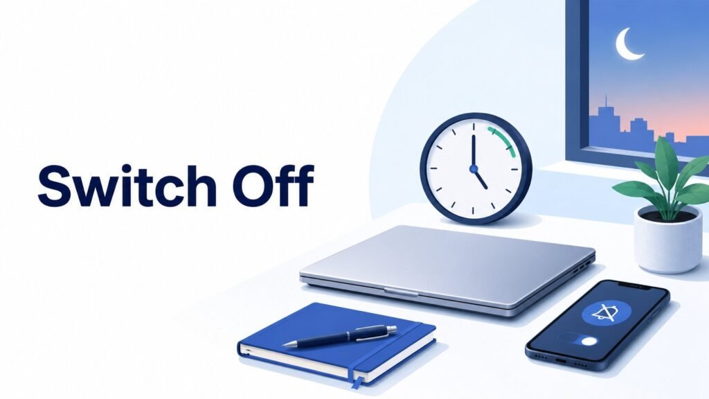 how to disconnect from work after hours