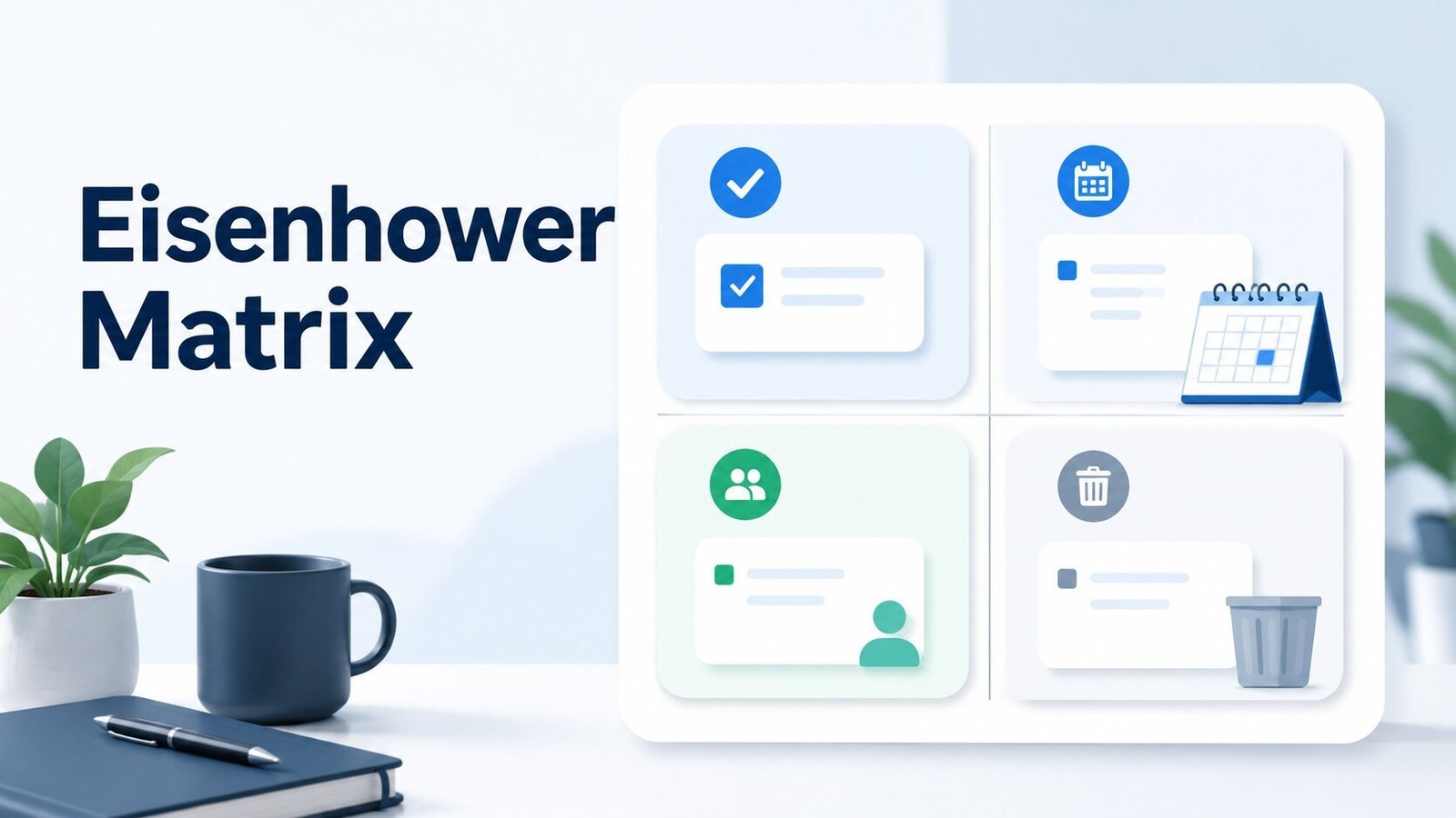 learn how to use the eisenhower matrix to prioritize tasks at work